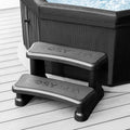 table, noir, CosySpa, Escalier Piscine Spa - MarchePied pour Entrer dans Le