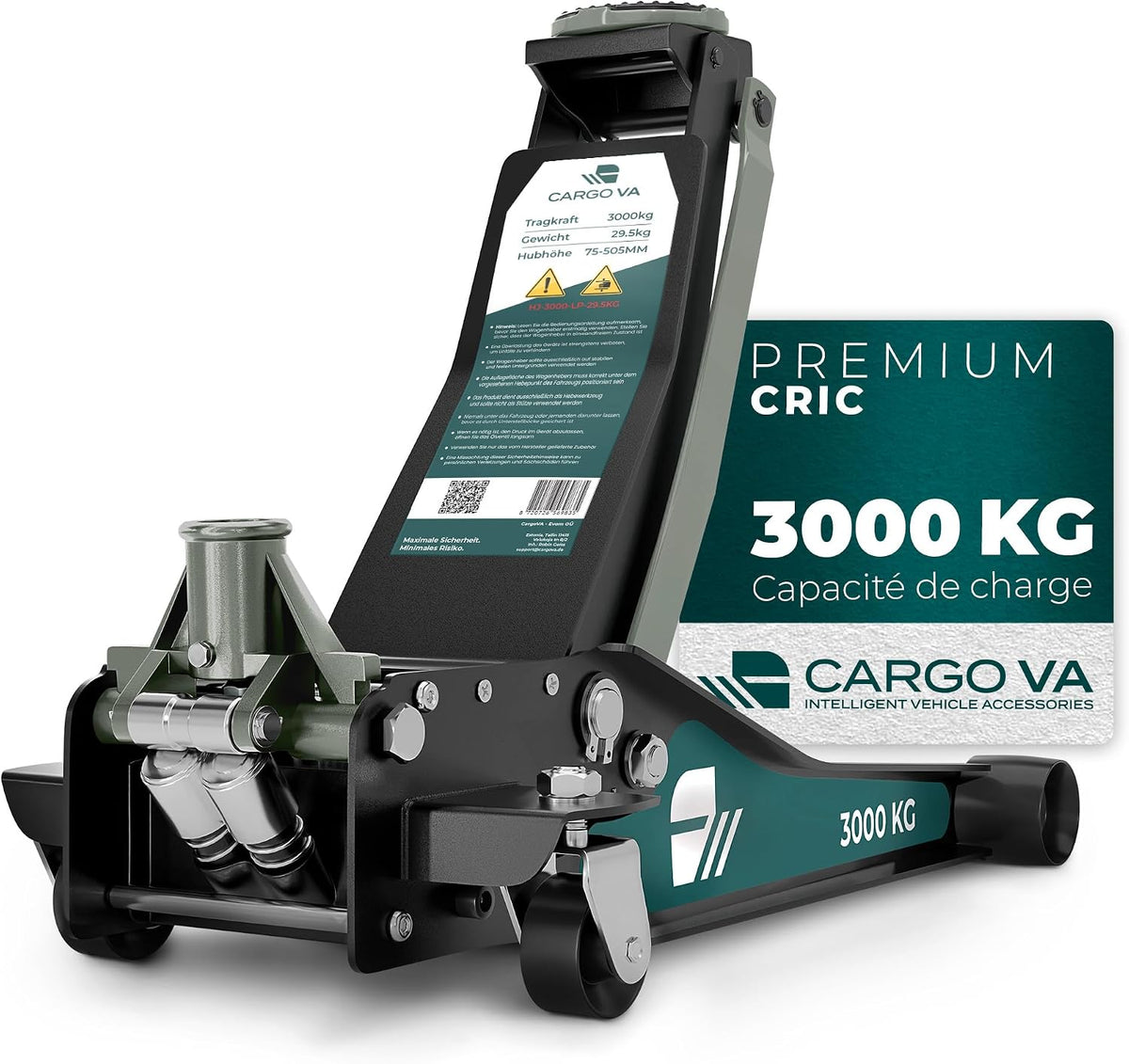 Crics hydrauliques, 505 mm, CARGO VA Intelligent Vehicle Accessories