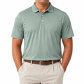 Polo homme taille M en tissu vert sauge à manches courtes style classique