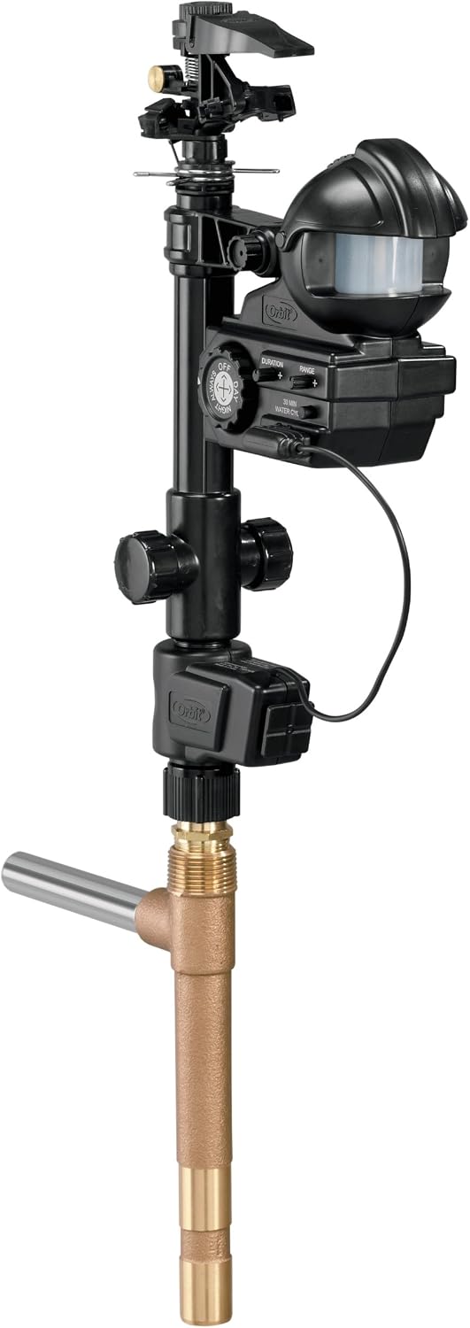 Arroseurs, Orbit, 62100 Yard Enforcer Motion Activated Sprinkler with Day and
