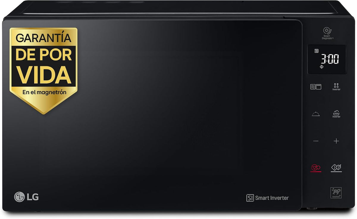 LG MH6535GDS four, 476 × 272 × 388 mm, 25 L, 1000 W, réglable, commande intelligente, noir, pour la cuisine