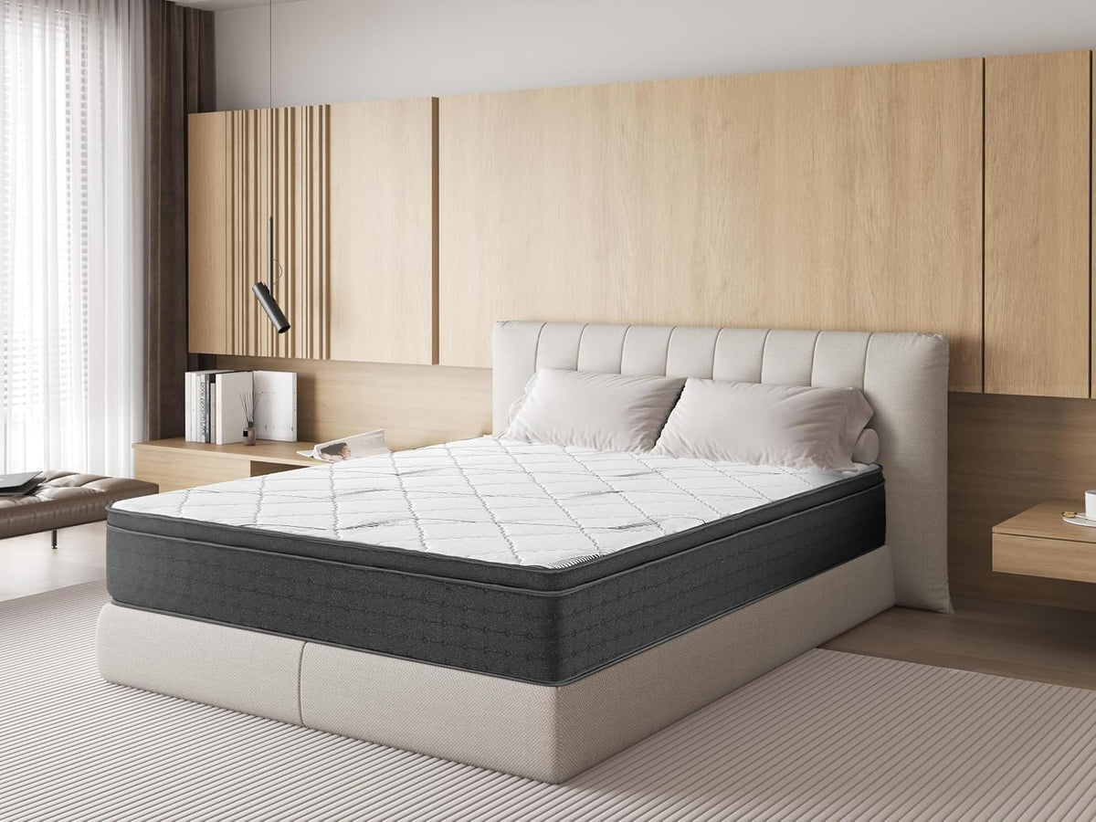 matelas, 140 × 190CM, sinlikon, Matelas 140x190CM, Epaisseur 22CM, Moelleux et Respirant (140x190x22CM)
