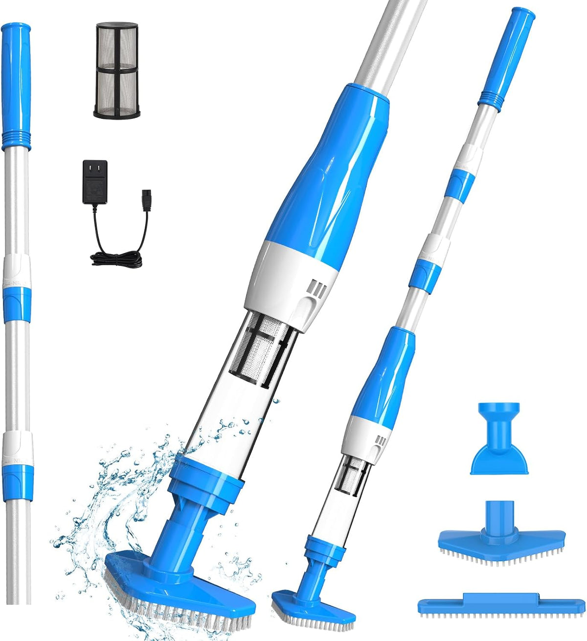 aspirateur, 30cm, sans fil, PoolyPoly, Aspirateur pour Spa Rechargeable