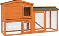 Cages, 150L, 45l, PawHut, Clapier Cage À Lapins Rongeurs 2 Niveaux x x