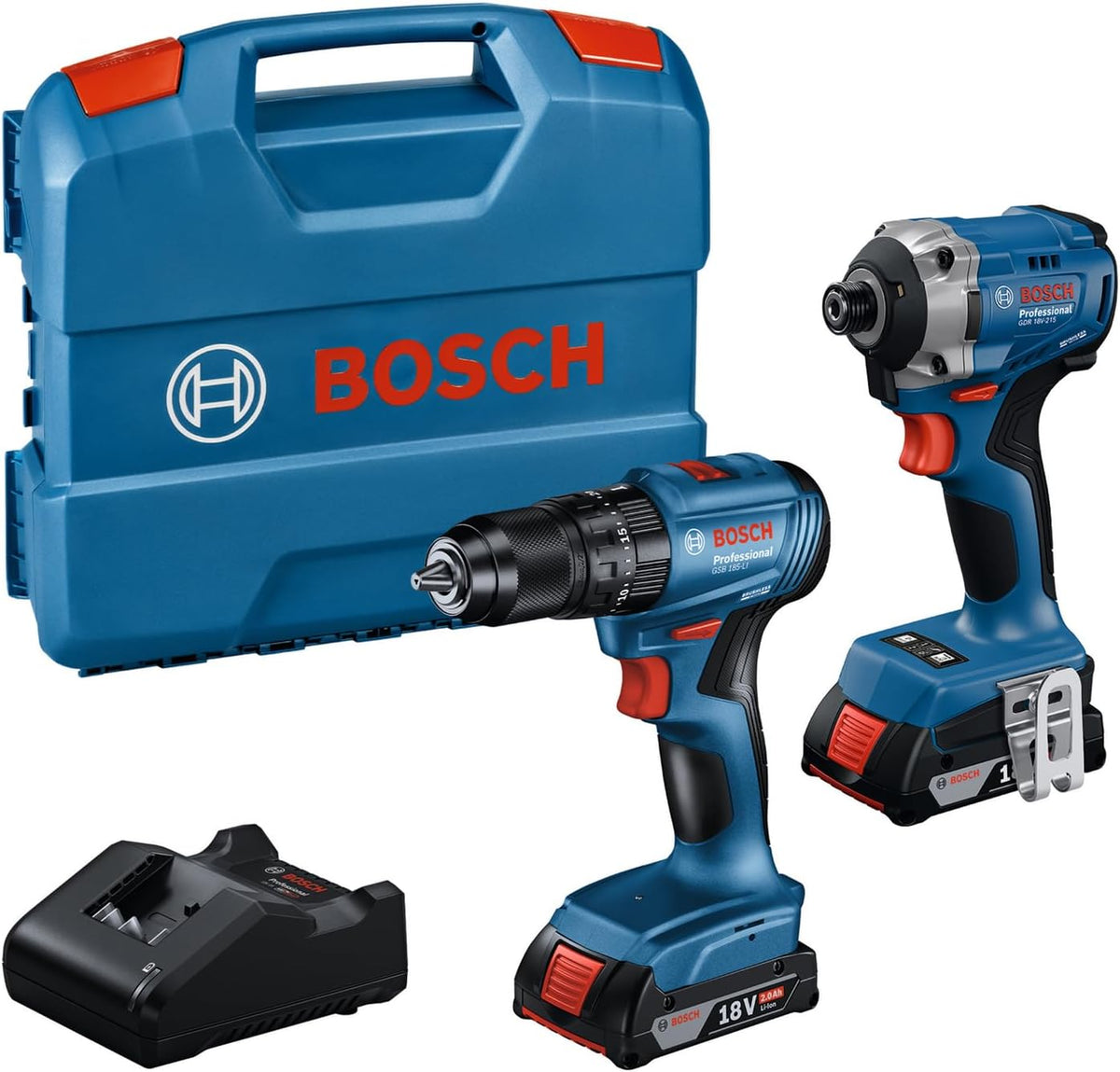 Bosch perceuse-visseuse, 121 mm, 18V, sans fil, chargeur GAL 18V-20