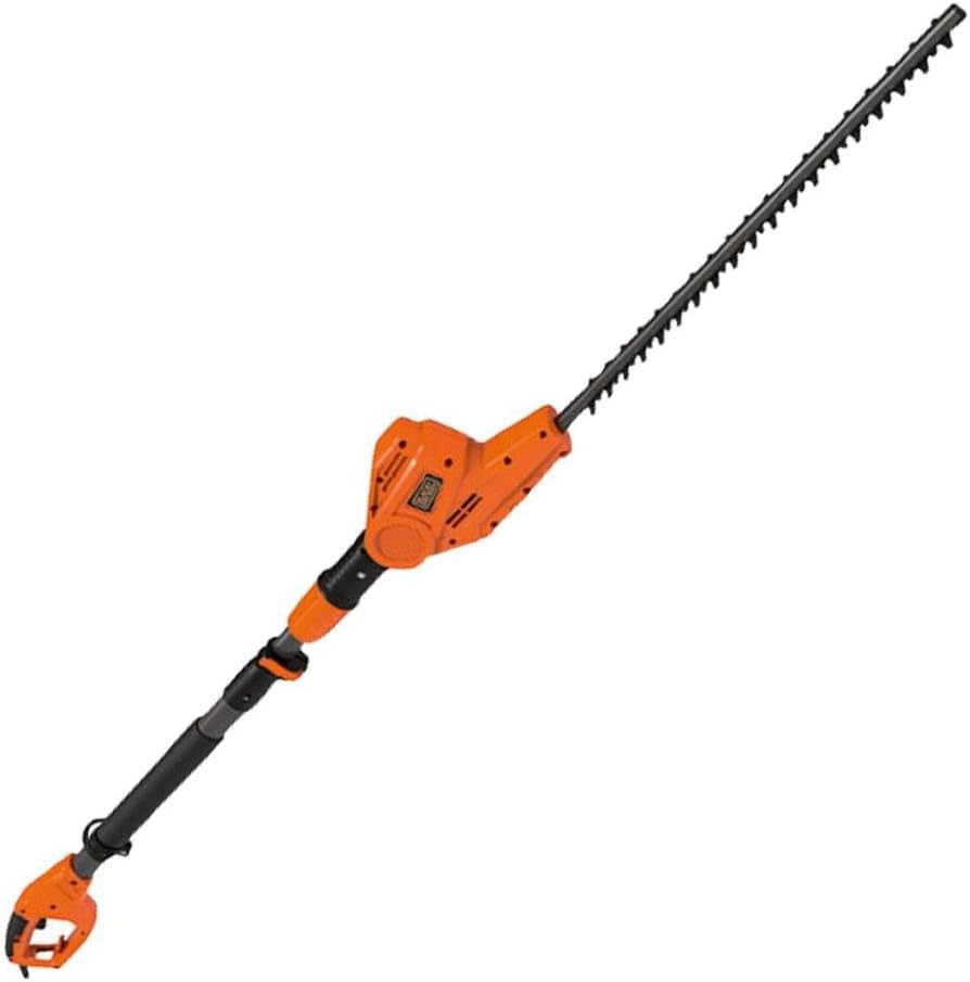 BLACK+DECKER PH5551-QS Taille-haies, 51 cm, 550W, noir, Taille-Haies Electrique 51 cm avec Lame Asymétrique, Ecartement 22 mm