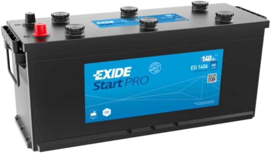 Eclairages intérieurs EG1406, 12V, Exide Technologies, BATERÍA 12V/140AH - 800 CCA - START PRO (HD) EG1406