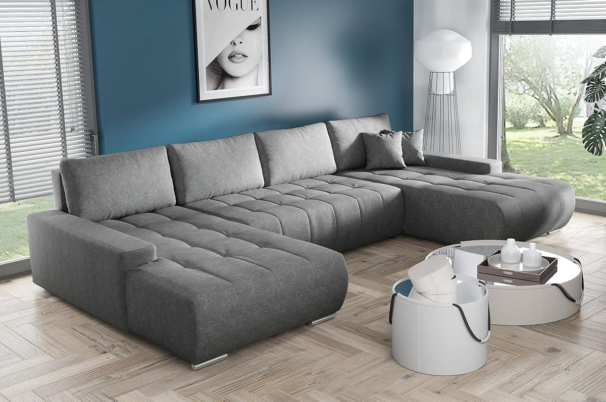 lit, 350 cm, tissu, gris, Tendencio
