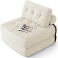 matelas, 170 × 85 cm, pliable, beige, pour la chambre, pour le salon, Xbro, Xbro Canapé-lit Convertible 1 Place 170 x 85 cm