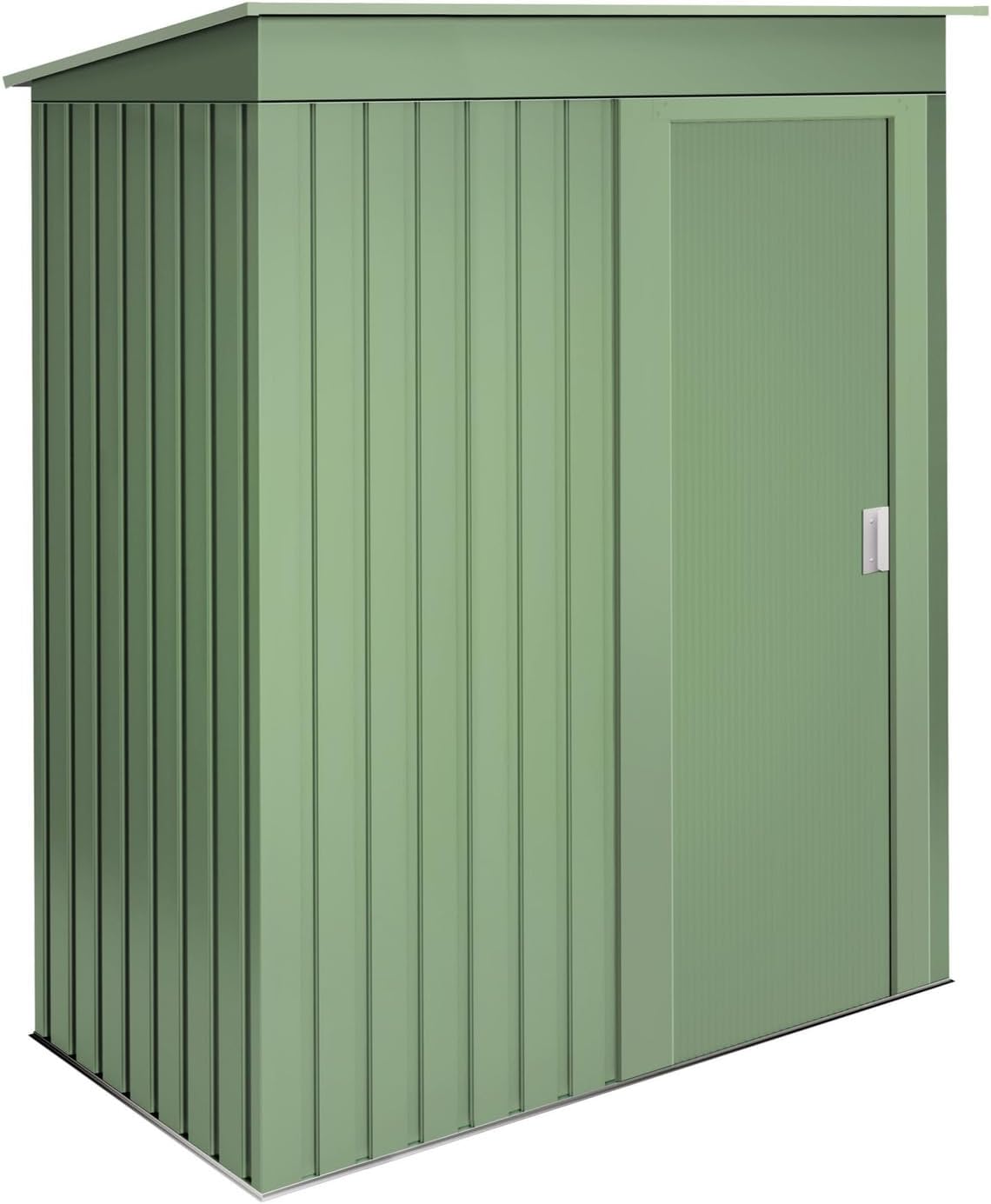 armoire, 86 × 162 × 181cm, métal, vert, pour le jardin, wasabi