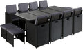 bâche de protection, verre, noir, pour le jardin, pour le salon, Bestmobilier