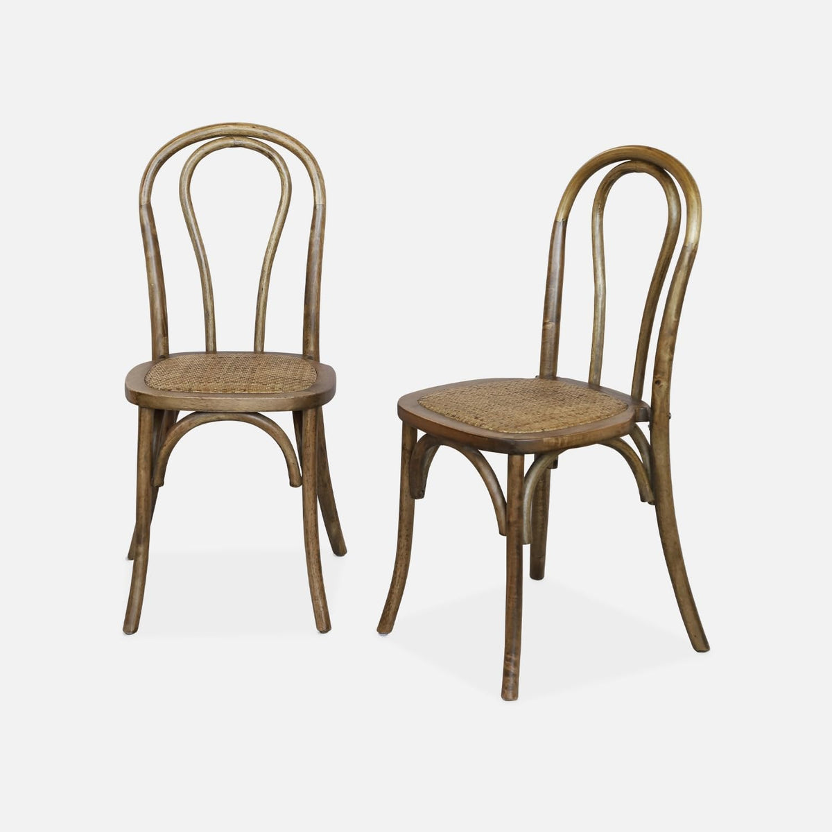 chaise, 90cm, bois, marron, Alice's Garden