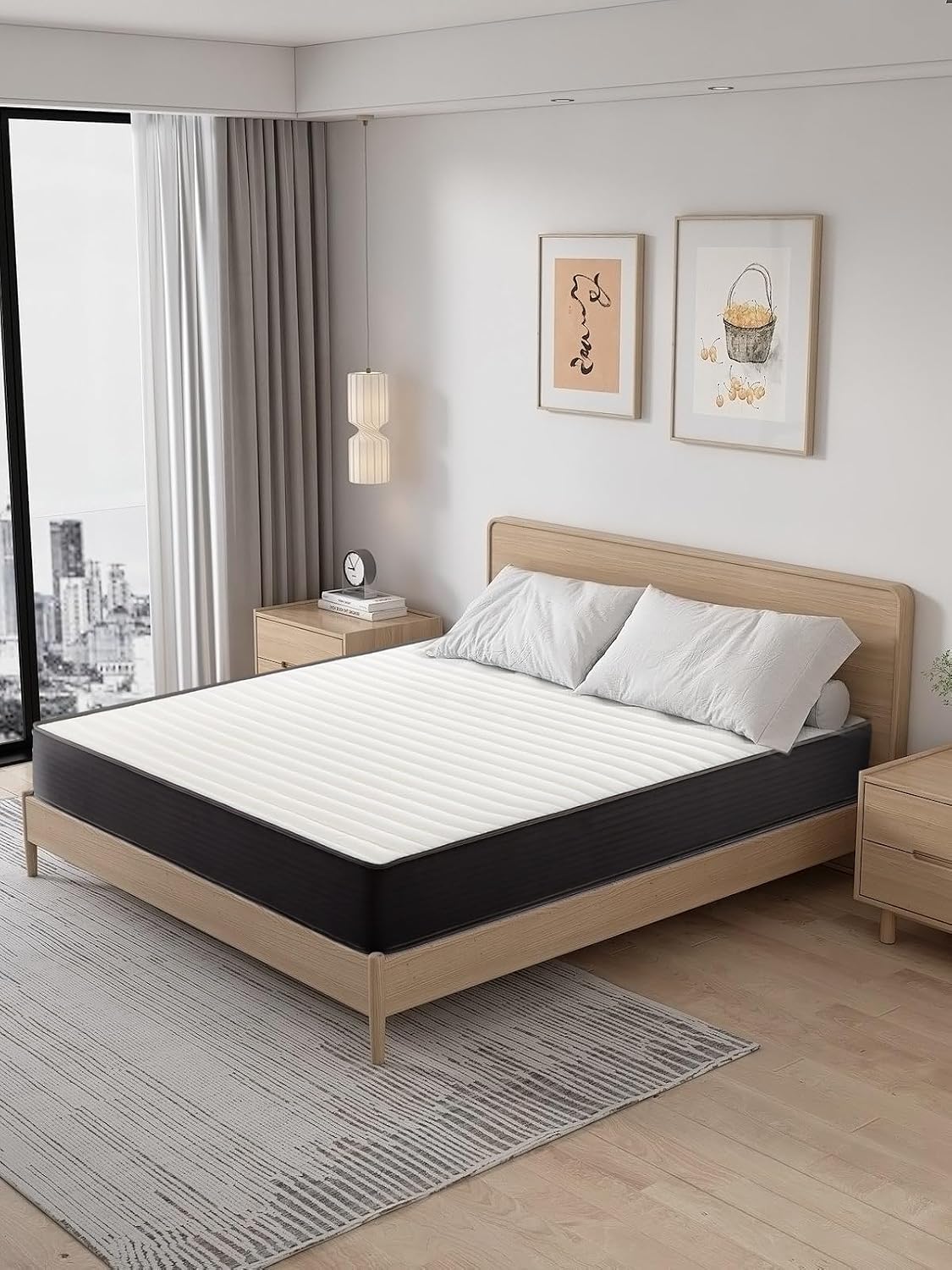 matelas, 26CM, IZTOSS, 140x190 Epaisseur pour 1-2 Personnes