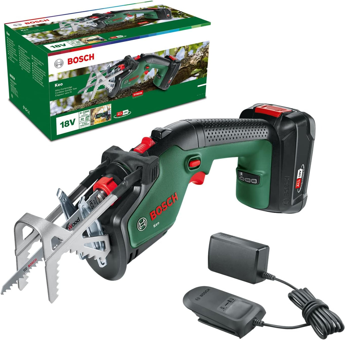 Bosch Scies d'élagage, 80 mm, sans fil