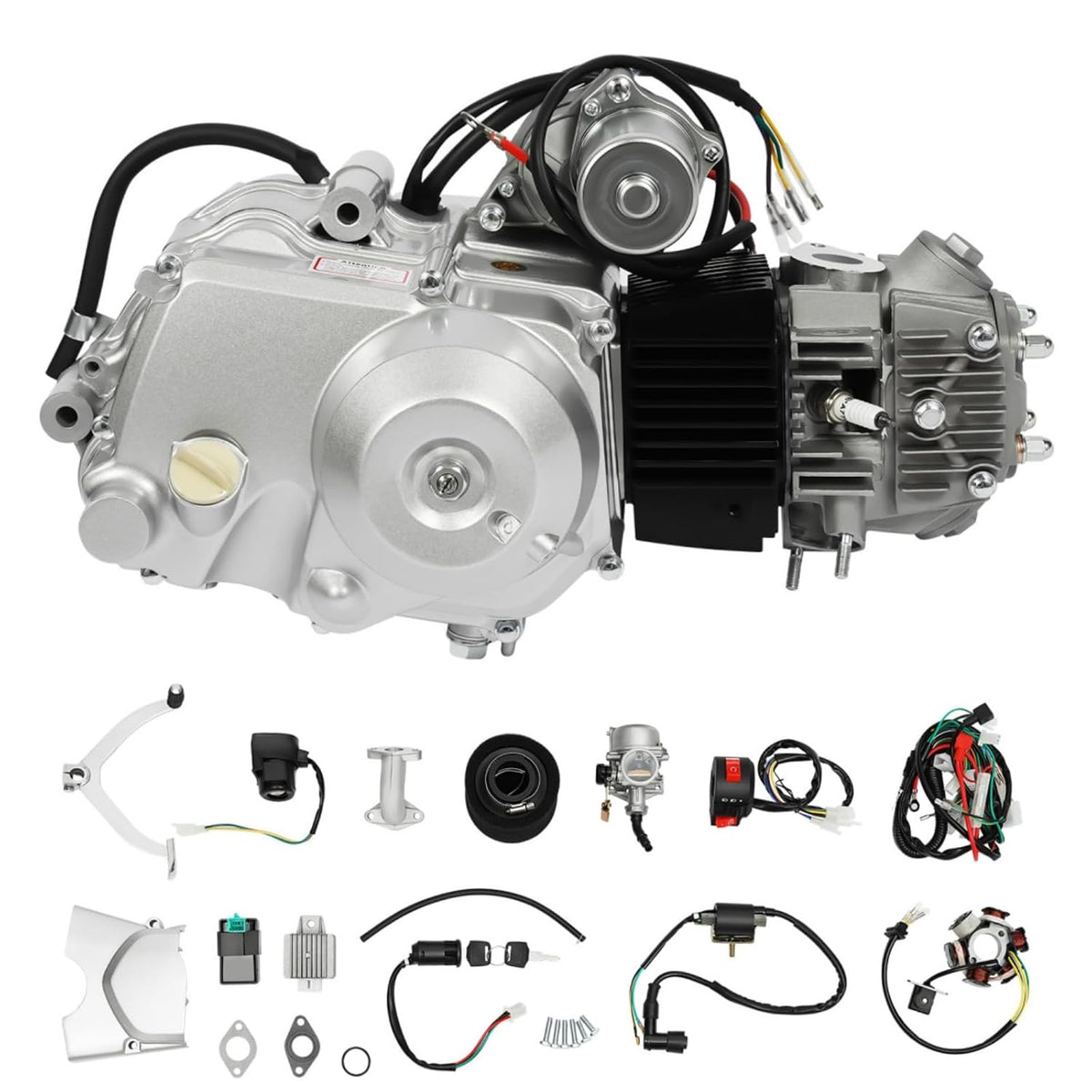 Moteurs, DAOHHFO, Moteur ATV 125 cc 4 temps - Démarrage électrique