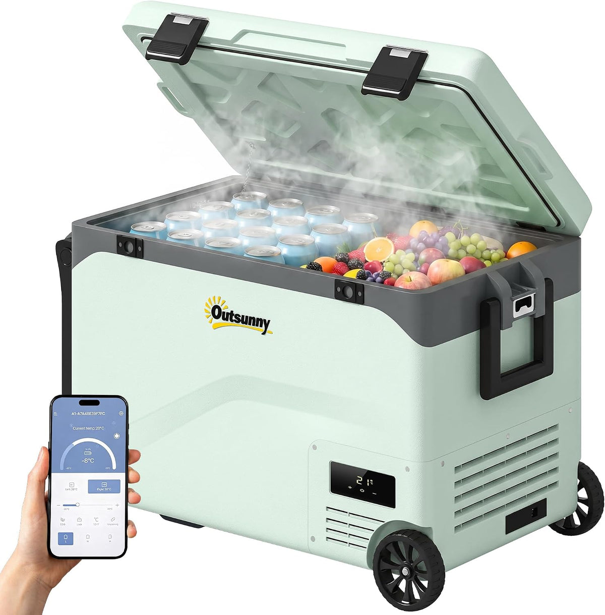 Outsunny réfrigérateur, 42,5L, 5L Contrôle via APP