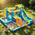 Châteaux gonflables, AONESY, AONESY Château gonflable pour enfants avec toboggan aquatique, soufflerie pour intérieur