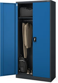 armoire C34, 185 cm, métal, bleu, pour le bureau, Jan Nowak