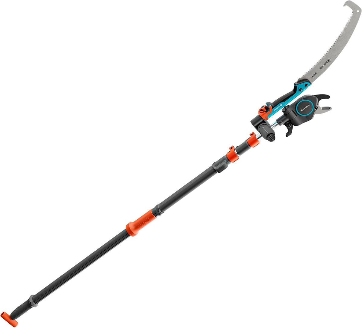 Ébrancheurs, 400 cm, Gardena, avec scie et adaptateur, portée de 175 à 400 cm, pour branches jusqu'à 32 mm (12082-20)