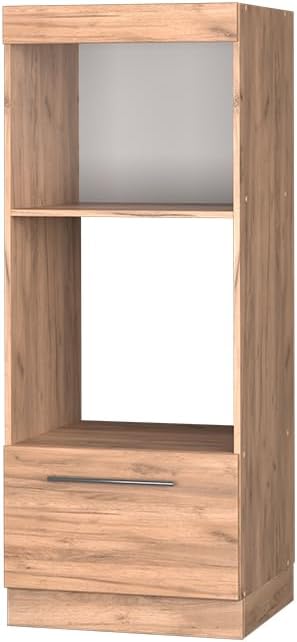 Vicco armoire, 60cm, Micro-Ondes Fame-Line, Chêne doré,