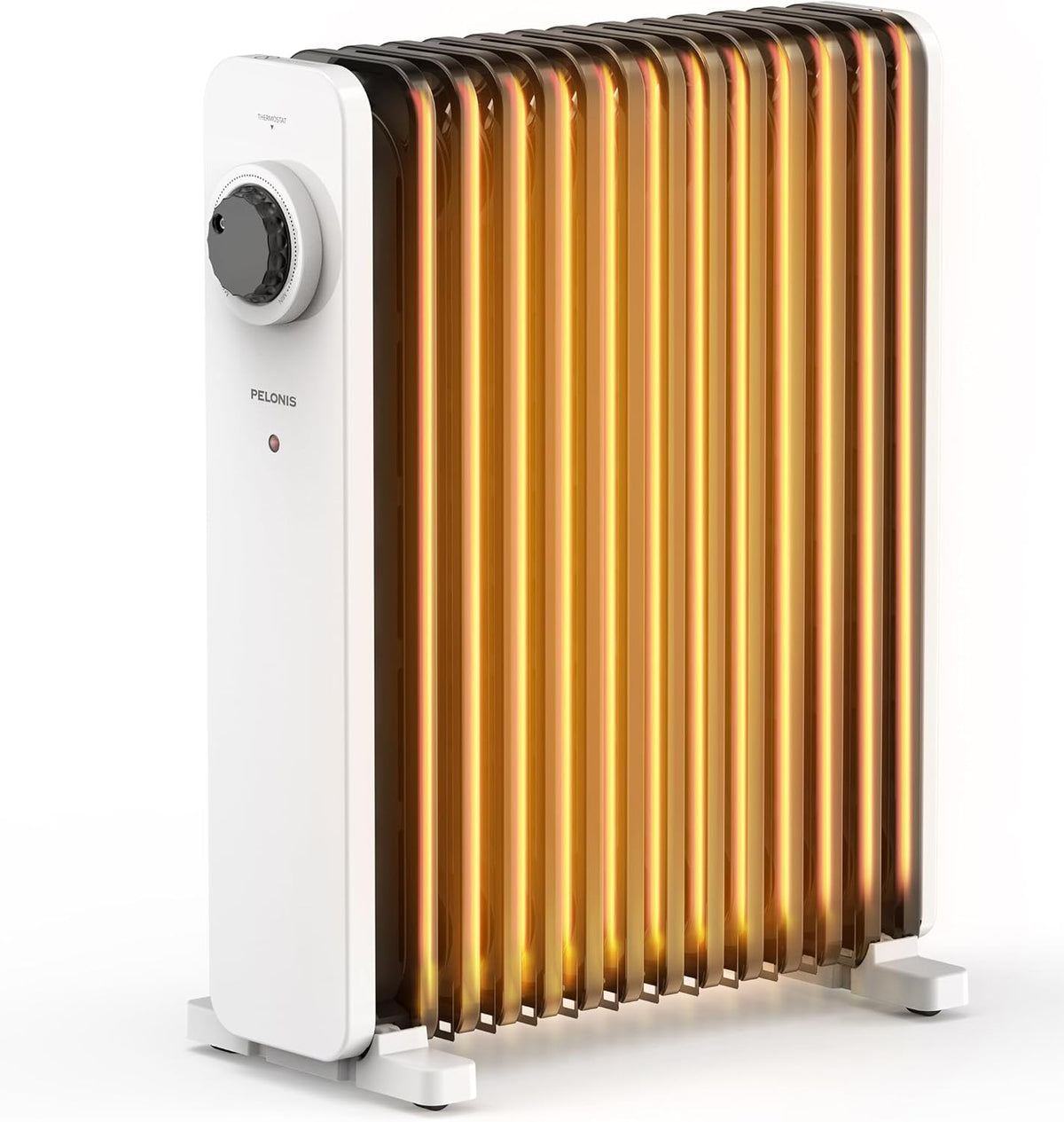 Radiateurs électriques, 54,5 × 43 × 12,5 cm, 2500W, réglable, PELONIS