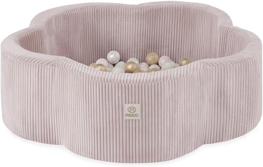 lit, 95 × 30 cm, tissu, MISIOO, pour bébés et enfants, 95 x 30 cm, pour bébé à partir de 1 an, 200 balles