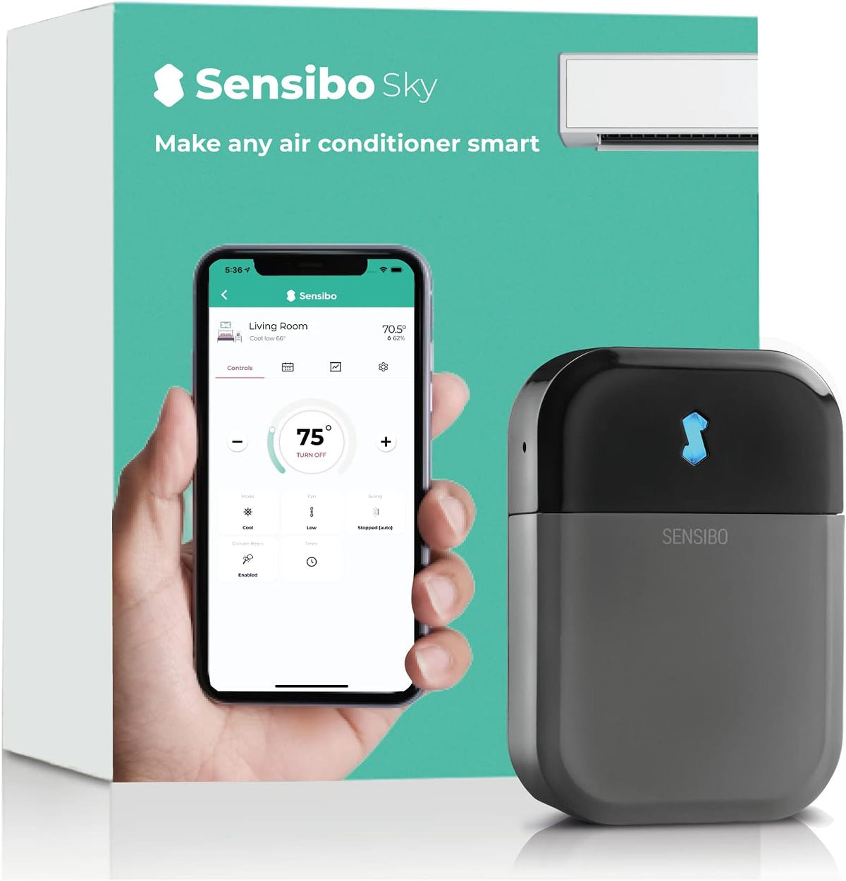 climatiseur, avec Wi-Fi, sans fil, Sensibo