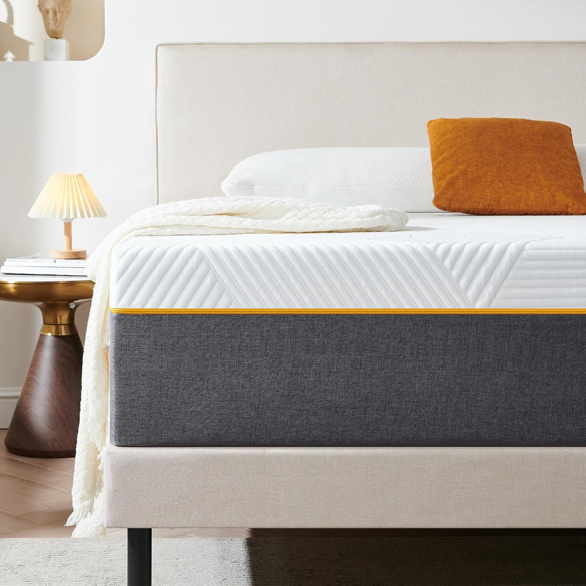 matelas, 90 × 190 × 18cm, Sleremind, Matelas 90x190x18cm Mousse à Mémoire de Forme