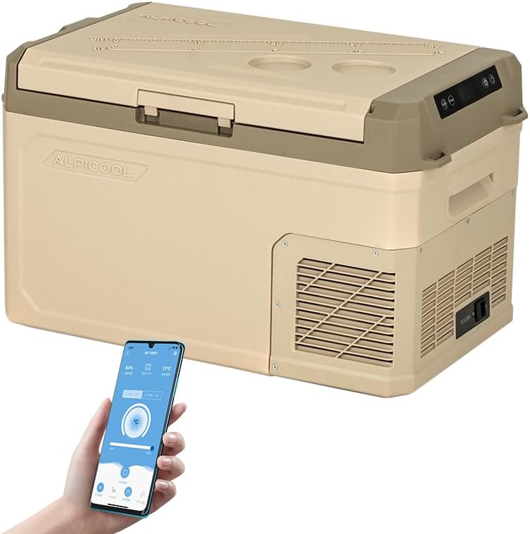 mini-réfrigérateur GE30, 28L, 24V, 20°C, pour le bureau, Alpicool, Bureau ou Pique-Nique en Plein Air/ -20 à 20°C