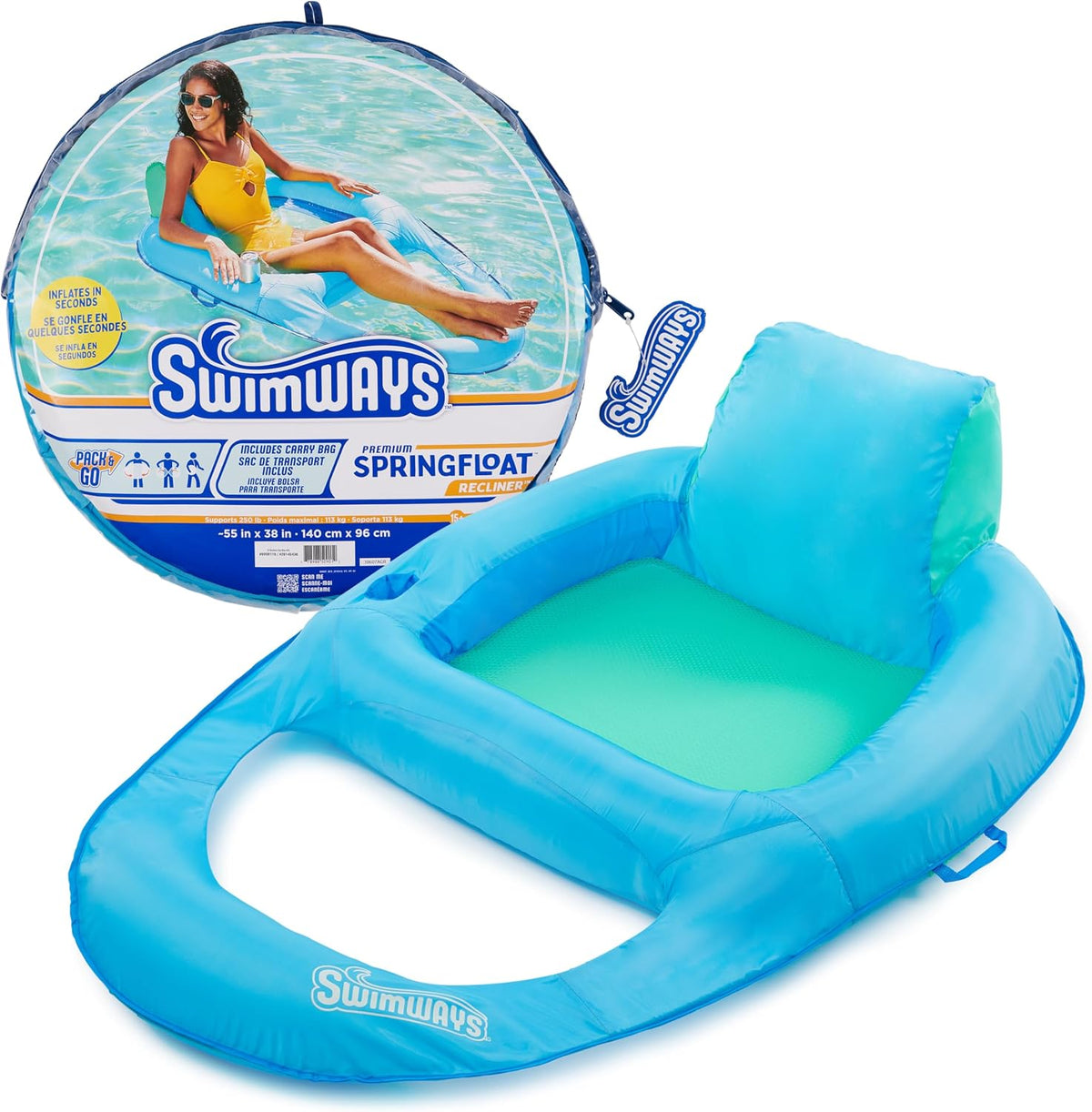 fauteuil, 139,7 × 96,5 × 39,4 cm, Swim Ways