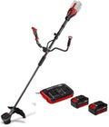 Einhell Débroussailleuses, 43cm, 36V, sans fil, moteur sans charbon, largeur coupe 43cm, lame 3 dents) + Twincharger et 2 Batteries 4