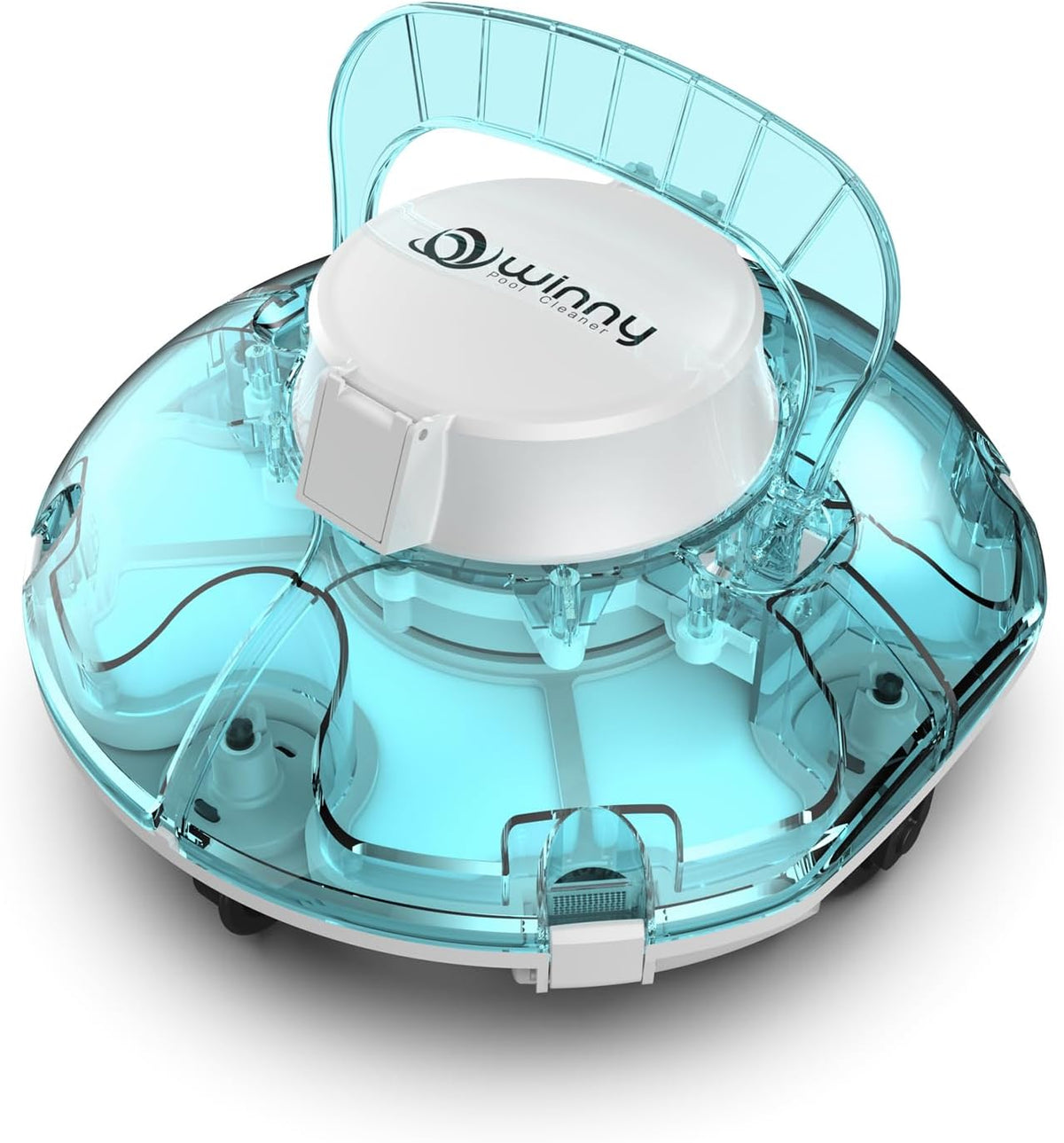 aspirateur, sans fil, blanc, WINNY POOL CLEANER, Autonomie 75 Min pour Piscines Hors-Sol 60m2
